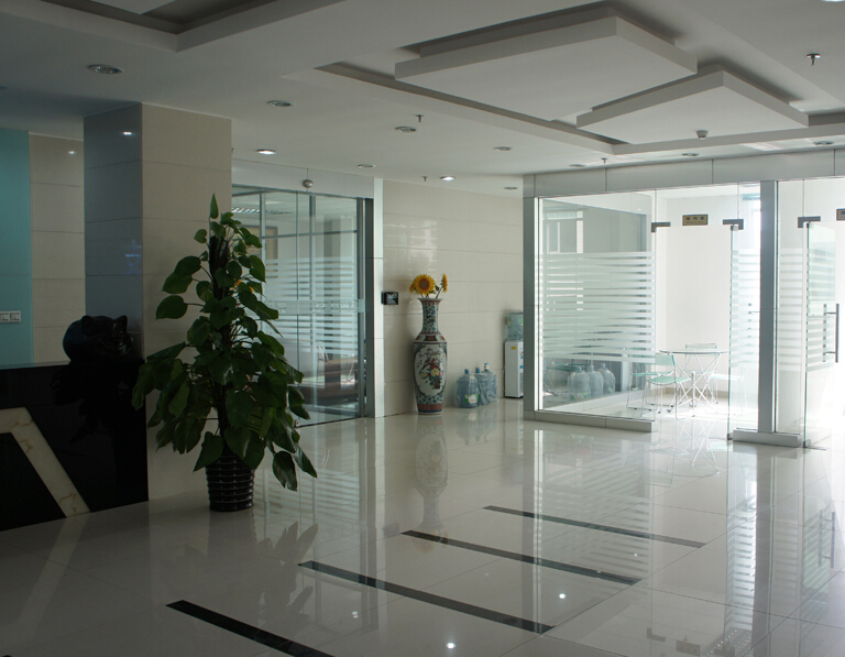 成華機械前臺接待中心一角